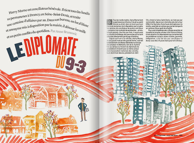 illustration Le médiateur de Seine-Saint-Denis : portrait graphique